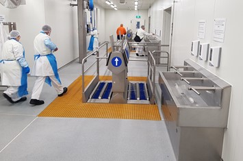 Heavy-duty wet processing areas, food preparation zones chemical processing plants